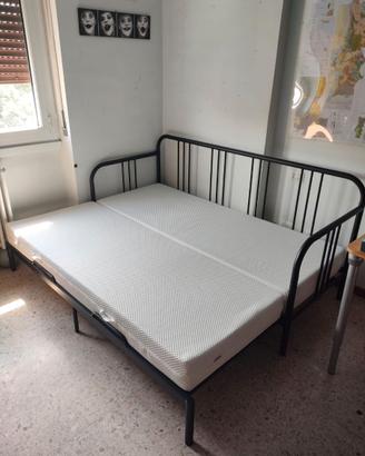 Divano letto estraibile VidaXL - materassi inclusi
