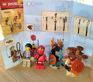 3 statuine, minifigures Lego 40342 Ninjago