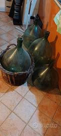 4 damigiane dell'800