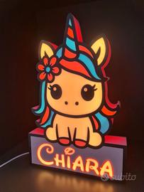 Lampada unicorno