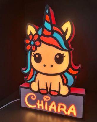Lampada unicorno