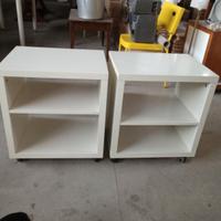 Coppia di Mobiletti con Ruote