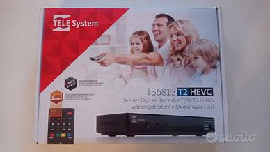 Decoder DVB-T2 HEVC USB PVR Telesystem TS6813