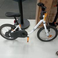 Bici decathlon 14" bimbo età 3-5 anni