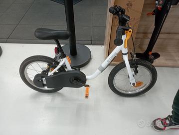 Bici decathlon 14" bimbo età 3-5 anni