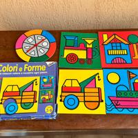Gioco educativo vintage “Colori e Forme”