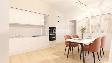 Trilocale nuovo con doppi servizi e box