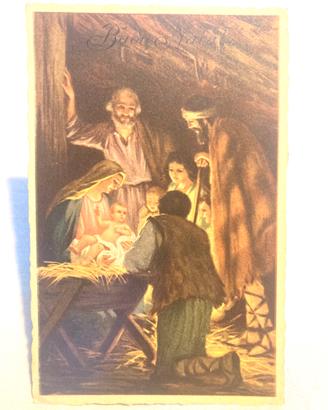 Illustrata Numerata Buon Natale viaggiata 25/12/27