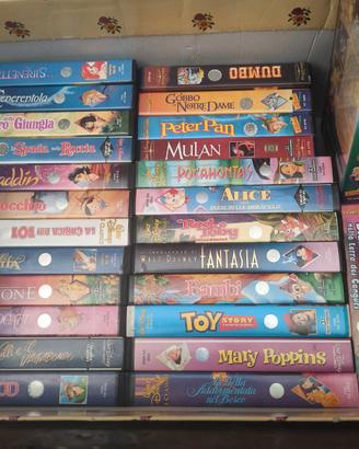 Cassette VHS cartoni Whalt Disney