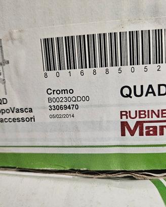 Rubinetteria Vasca Mariani  QUADRA cromato