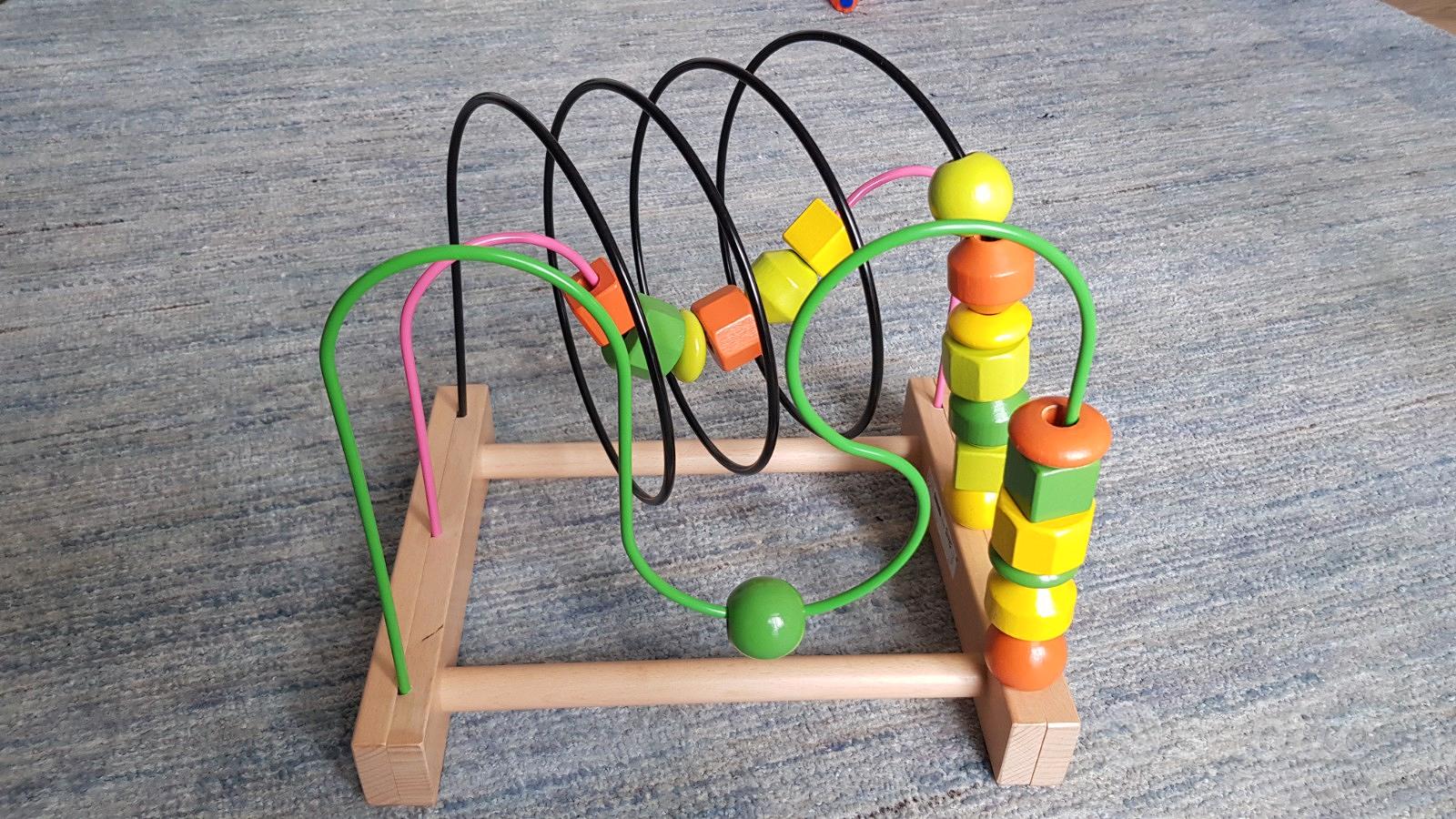 BEAD MAZE ROLLER COASTER GIOCATTOLI EDUCATIVI GIOCHI DI LEGNO BAMBINI