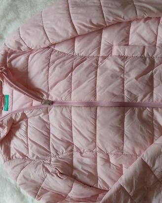 Piumino leggero rosa Benetton TG.L  8-9 anni