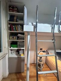 CAMERA DA LETTO completa di LIBRERIA e DOPPIO lett