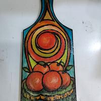 Tagliere da cucina artistico in legno. Decorazione