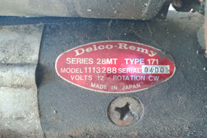 Motorino avviamento Perkins/ Clark