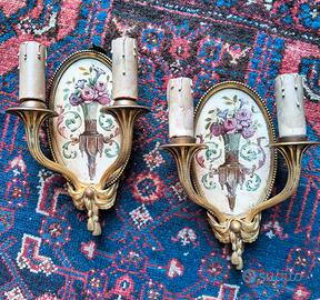 appliques in ottone dorato 
