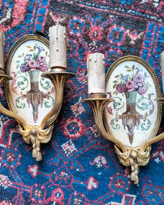 appliques in ottone dorato 