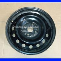 Cerchio in ferro 5,5 x 15 per TOYOTA Yaris 06-12