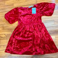 Vestito rosso bambina