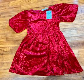 Vestito rosso bambina