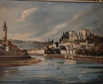 quadro   A.Masetti vista Verona 