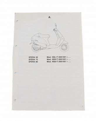 Catalogo parti di ricambio Piaggio Sfera 50 75 80
