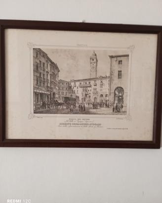 ristampa litografia antica Treviso 