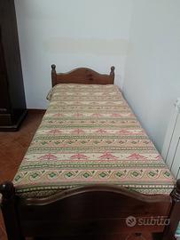 letto singolo in arte povera