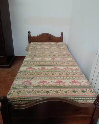 letto singolo in arte povera