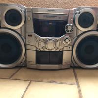 PANASONIC CD-RADIO-CASSETTE STEREO SYSTEM SA-AK410