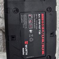 batteria nuova wurth art. 0700957730