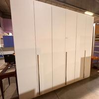 Armadio 6 ante bianco moderno