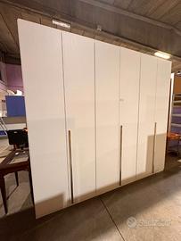 Armadio 6 ante bianco moderno
