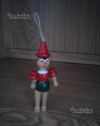 Pinocchio vintage in legno