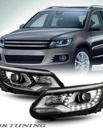 Coppia fari H7 Led DRL VW TIGUAN 11-15