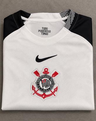 Maglia Corinthians Nike bianca e nera