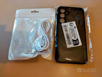 Custodia cellulare Galaxy A55 + cavo USB