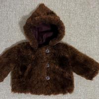 Giacca in pelliccia artificiale 3-6 mesi 60-70 cm