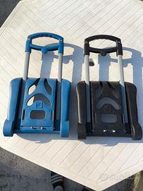 Due Carrelli Trolley Porta Zaino Cartella Scuola