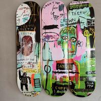 Quandro skateboard Basquiat