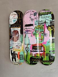 Quandro skateboard Basquiat