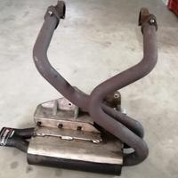 Scarico originale abarth 695 ss . Assetto corse