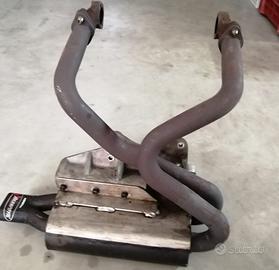 Scarico originale abarth 695 ss . Assetto corse