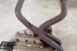 Scarico originale abarth 695 ss . Assetto corse