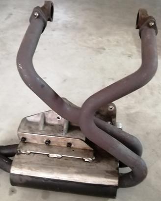 Scarico originale abarth 695 ss . Assetto corse