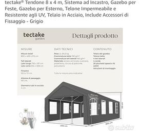 Gazebo/Tendone