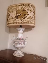 lampada  capodimonte