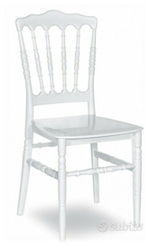 Sedia Modello Napoleon in Polipropilene Bianco