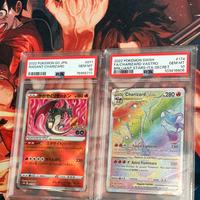 Double pack pokemon Charizard psa