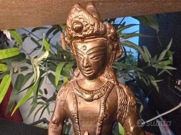 Statua Amitayus in Metallo - Buddha della Longevit